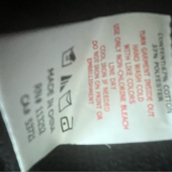 Apple Bottoms Women’s Black Hooded Tunic Dress Cutout Neck Rhinestones. Size:L. - Picture 10 of 10